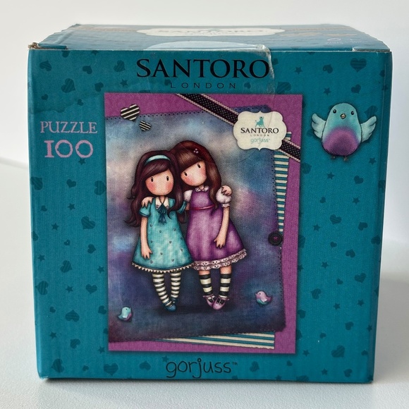Brand New! Educa Santoro London Gorjuss Puzzle -100 pieces Friends Walk Together - Picture 1 of 7